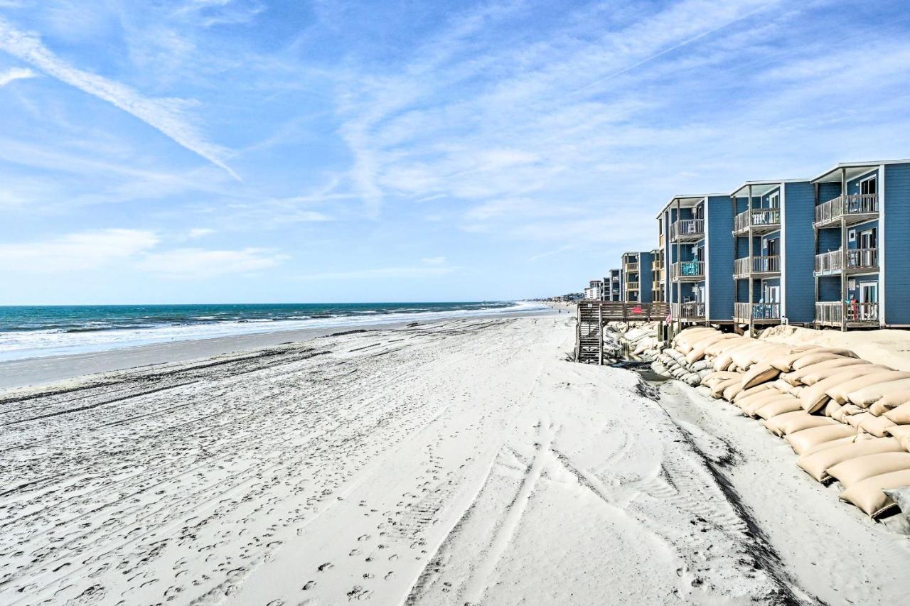 North Topsail Condo - Steps To Beach! North Topsail Beach Exteriér fotografie