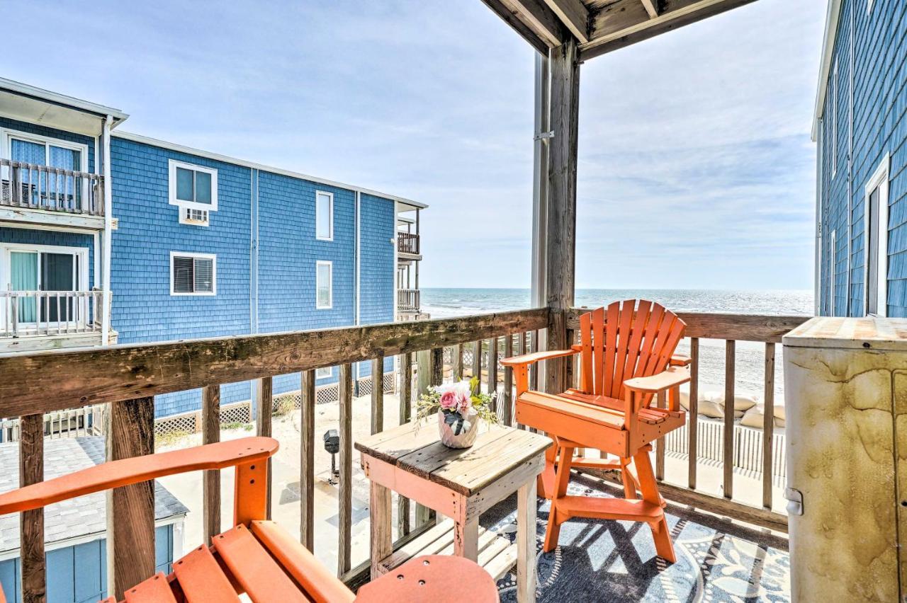 North Topsail Condo - Steps To Beach! North Topsail Beach Exteriér fotografie